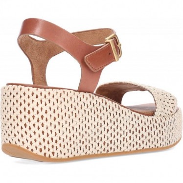 Sandali con zeppa intrecciati FITFLOP Platforms JG1 TAN_IVORY
