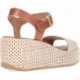 Sandali con zeppa intrecciati FITFLOP Platforms JG1 TAN_IVORY