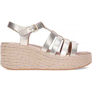 Sandali con plateau FITFLOP JF5 da donna PLATINO