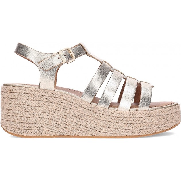 Sandali con plateau FITFLOP JF5 da donna PLATINO Sandali con plateau FITFLOP JF5 da donna PLATINO