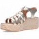 Sandali con plateau FITFLOP JF5 da donna PLATINO