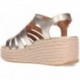 Sandali con plateau FITFLOP JF5 da donna PLATINO
