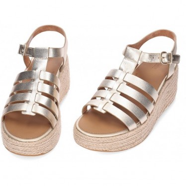 Sandali con plateau FITFLOP JF5 da donna PLATINO