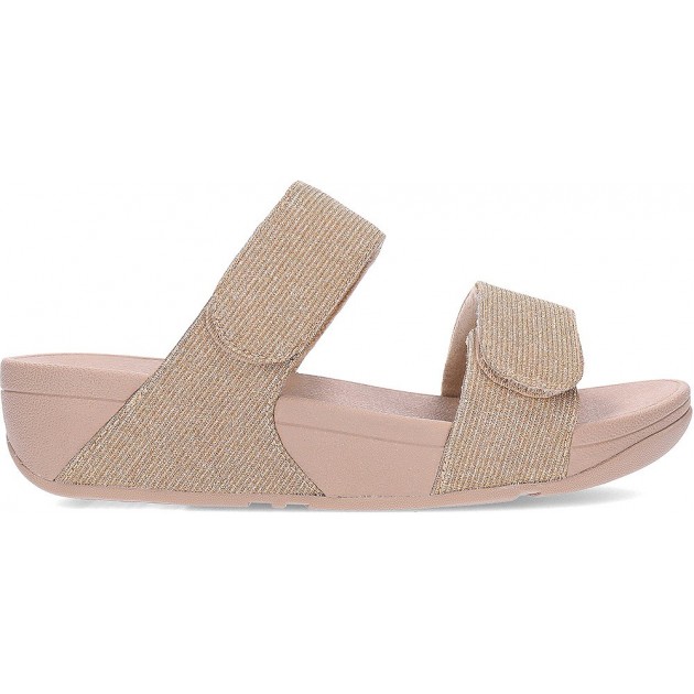 Sandali scorrevoli FitFlop FZ9 Lulu Shimmerlux regolabili LATTE_BEIGE Sandali scorrevoli FitFlop FZ9 Lulu Shimmerlux regolabili LATTE_BEIGE