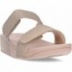 Sandali scorrevoli FitFlop FZ9 Lulu Shimmerlux regolabili LATTE_BEIGE