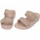 Sandali scorrevoli FitFlop FZ9 Lulu Shimmerlux regolabili LATTE_BEIGE