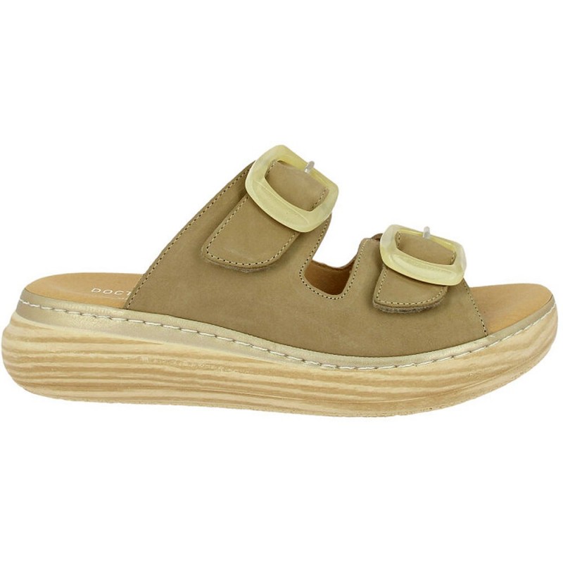 Doctor Cutillas 46020 Sandali autoadesivi da donna TAUPE