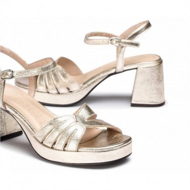 Sandali con tacco WONDERS Danna G-6810 PLATINO