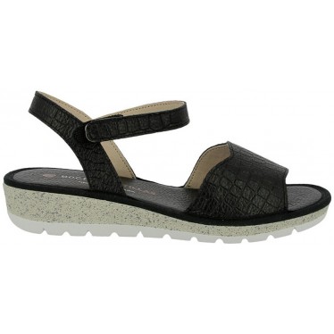 Sandalo autoadesivo da donna Doctor Cutillas 35325 NEGRO