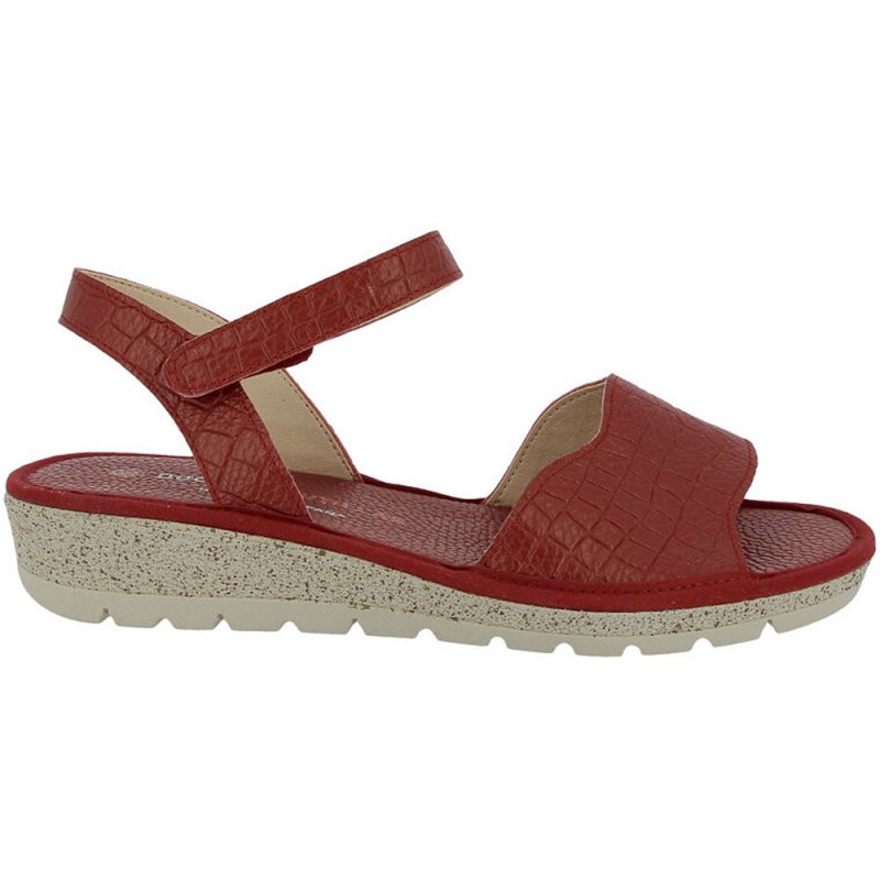 Sandalo autoadesivo da donna Doctor Cutillas 35325 ROJO