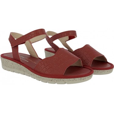 Sandalo autoadesivo da donna Doctor Cutillas 35325 ROJO