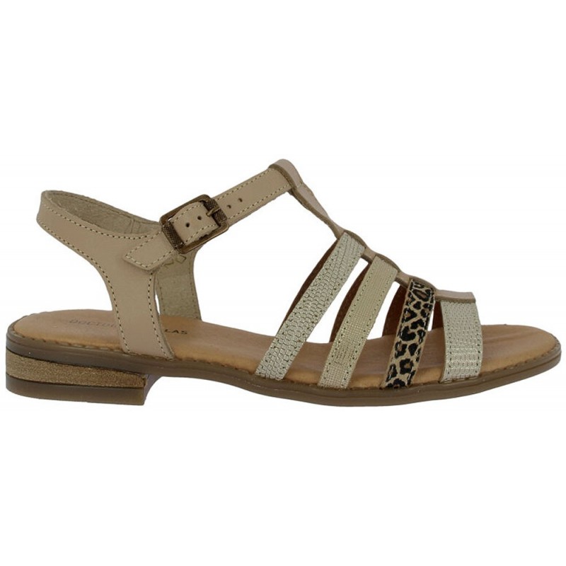 Sandali Doctor Cutillas da donna 37054 PLATINO