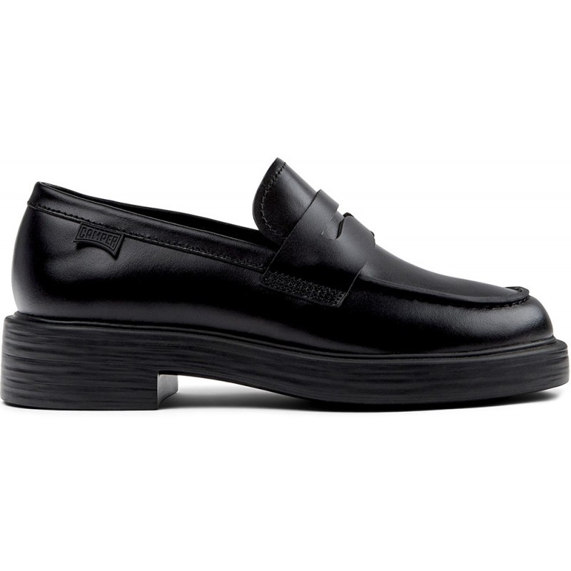Mocassini in pelle CAMPER Dean K201790 NEGRO_001