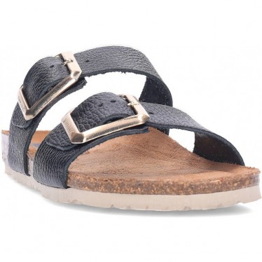 Sandali in pelle INTERBIOS 7232 NEGRO