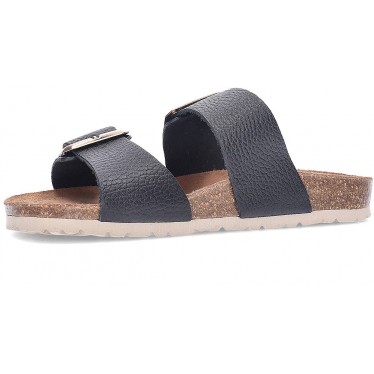Sandali in pelle INTERBIOS 7232 NEGRO