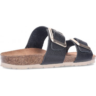 Sandali in pelle INTERBIOS 7232 NEGRO