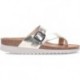 Sandali da donna INTERBIOS 7119-MG PLATINO