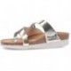 Sandali da donna INTERBIOS 7119-MG PLATINO