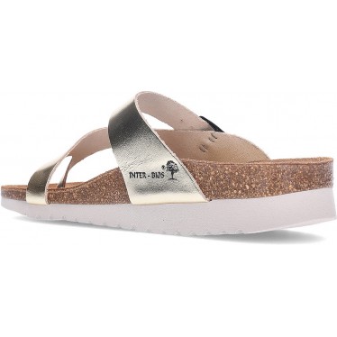 Sandali da donna INTERBIOS 7119-MG PLATINO