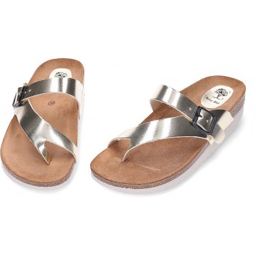 Sandali da donna INTERBIOS 7119-MG PLATINO