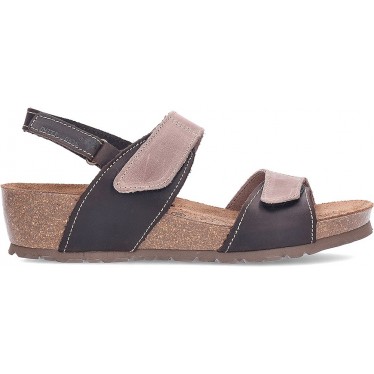 Sandali da donna in pelle INTERBIOS 5343 MOKA_PARDO
