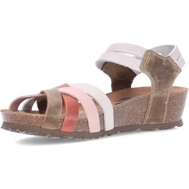 Sandali in pelle INTERBIOS 5338 MULTICOLOR
