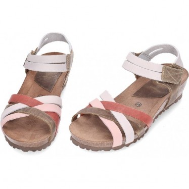 Sandali in pelle INTERBIOS 5338 MULTICOLOR