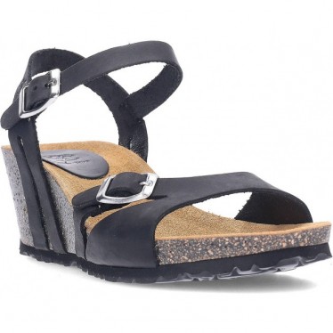 Sandalo con zeppa INTERBIOS 5612 NEGRO