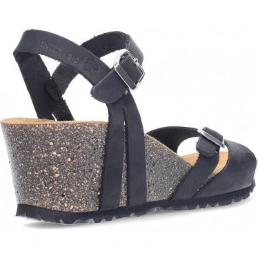 Sandalo con zeppa INTERBIOS 5612 NEGRO