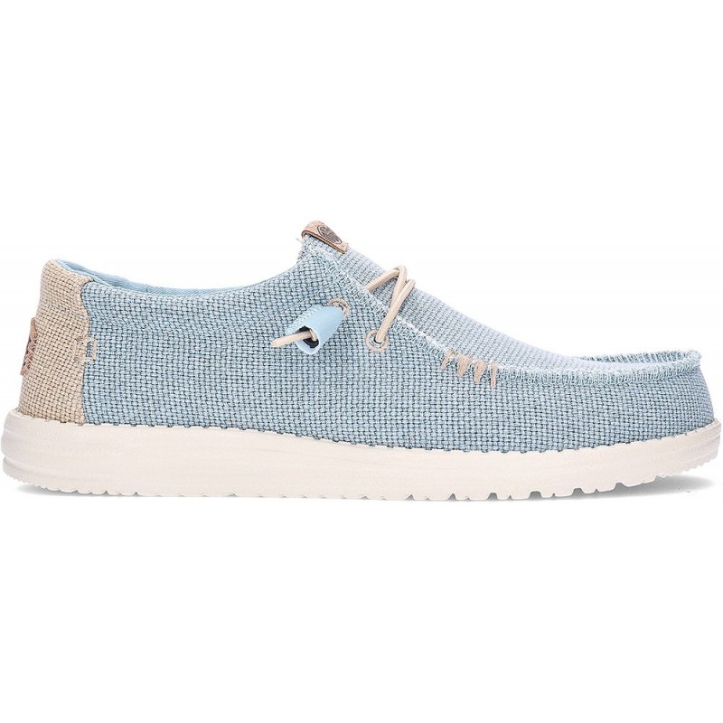 Mocassini da uomo Hey Dude Wallybraided AQUA_TAN
