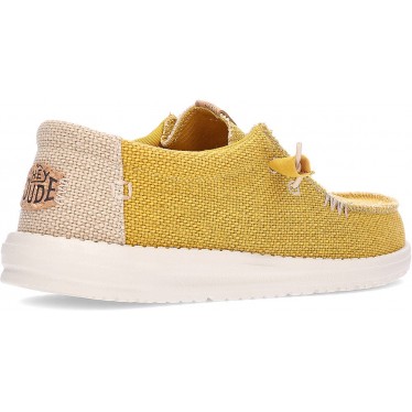 Mocassini da uomo Hey Dude Wallybraided GOLDEN_YELLOW
