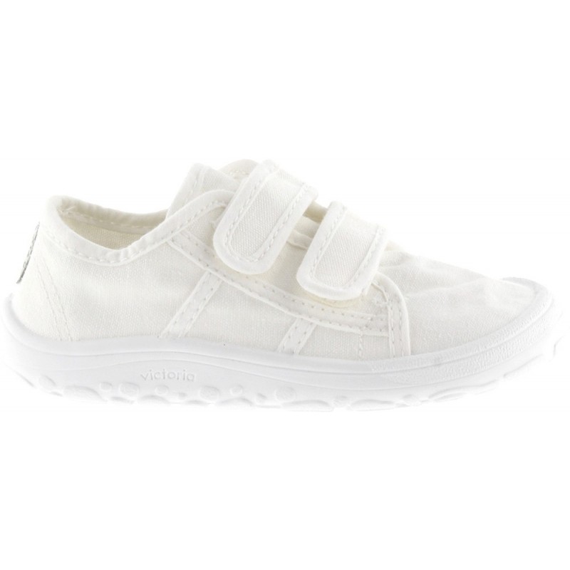 Scarpe sportive a piedi nudi per bambini Victoria 1370111 Bosco Basket BLANCO
