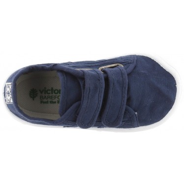 Scarpe sportive a piedi nudi per bambini Victoria 1370111 Bosco Basket MARINO