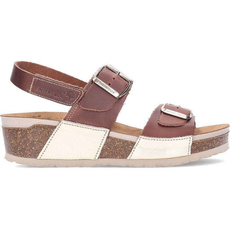 Sandali da donna INTERBIOS 5812 PLATINO_OURS