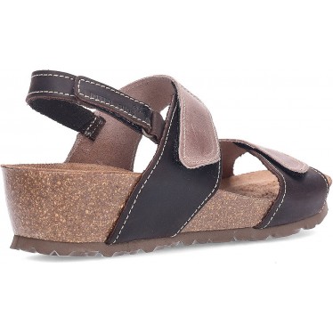 Sandali da donna in pelle INTERBIOS 5343 MOKA_PARDO