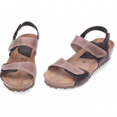 Sandali da donna in pelle INTERBIOS 5343 MOKA_PARDO