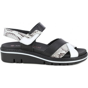 Doctor Cutillas 36133 Sandali Cross da donna NEGRO_BLANCO