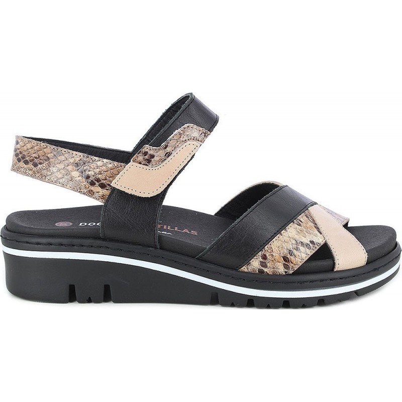 Doctor Cutillas 36133 Sandali Cross da donna NEGRO_NUDE
