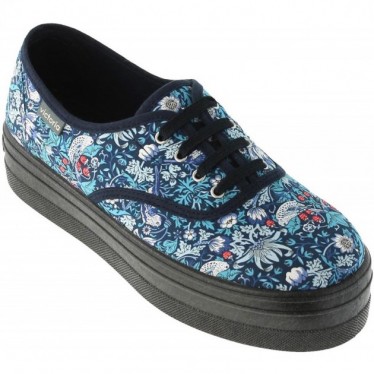 Victoria 109229 Scarpa sportiva da donna con stampa Liberty inglese MARINO