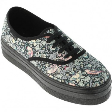 Victoria 109229 Scarpa sportiva da donna con stampa Liberty inglese NEGRO