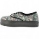 Victoria 109229 Scarpa sportiva da donna con stampa Liberty inglese NEGRO