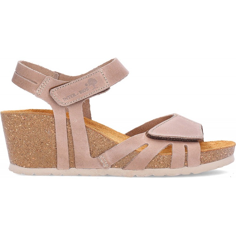 Sandali con zeppa INTERBIOS 5634 BEIG
