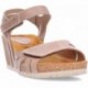 Sandali con zeppa INTERBIOS 5634 BEIG
