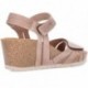 Sandali con zeppa INTERBIOS 5634 BEIG