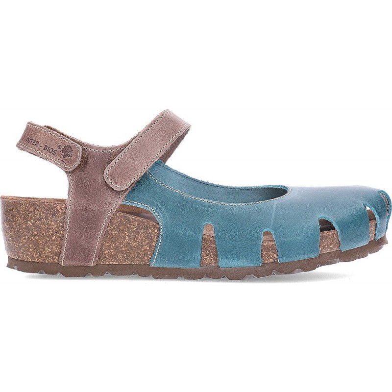 Sandali da donna INTERBIOS 5326 JEANS_PARDO
