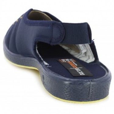 Sandalo autoadesivo da donna Doctor Cutillas 449 AZUL