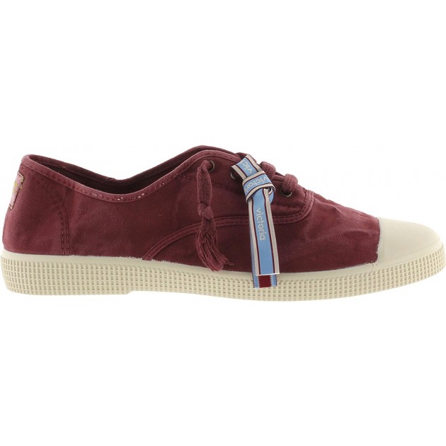 Victoria 1661102 Scarpa sportiva da donna in tela invecchiata BURDEOS Victoria 1661102 Scarpa sportiva da donna in tela invecchiata BURDEOS