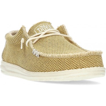 MOCASSINI CON TRECCE DUDE WALLY OCRE