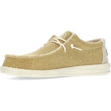 MOCASSINI CON TRECCE DUDE WALLY OCRE
