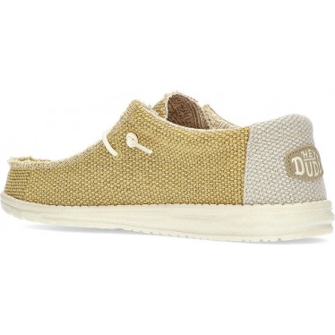 MOCASSINI CON TRECCE DUDE WALLY OCRE